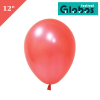 Lateks Metalik Balon 100 Parça Kırmızı 12 İnç Globos - 1