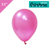 Lateks Metalik Balon 100 Parça Fuşya 12 İnç Globos - 1
