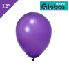 Lateks Metalik Balon 100 Parça Mor 12 İnç Globos - 1