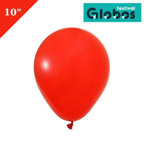 Lateks Pastel Balon 100 Parça Kırmızı 10 inç Globos - 