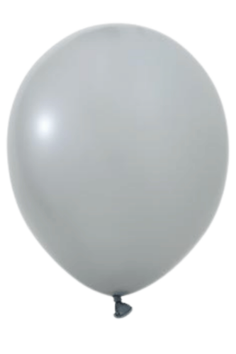 Lateks Globos Pastel Balon 100 Parça Gri - 1
