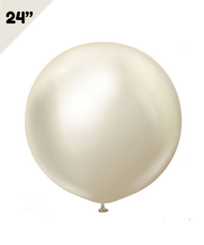 Lateks Krom Balon 24 İnç Beyaz Altın - 