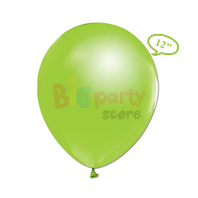 Lateks Metalik Balon Açık Yeşil 50li - 1