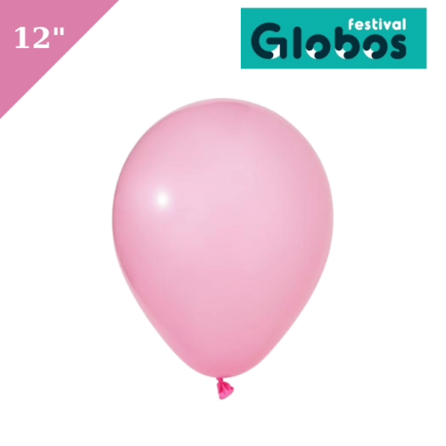 Lateks Pastel Balon 100 Parça Pembe 12 İnç Globos - 