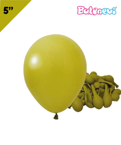 Lateks Pastel Balon 12 İnç 100 Parça Zeytin Yeşili - 