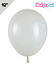 Lateks Pastel Balon 12 inç 8 Parça Yulaf Beyazı - 1