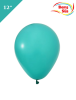 Lateks Pastel Balon 50 Parça Turkuaz ( Su Yeşili) 12 İnç Barış Süs - 1