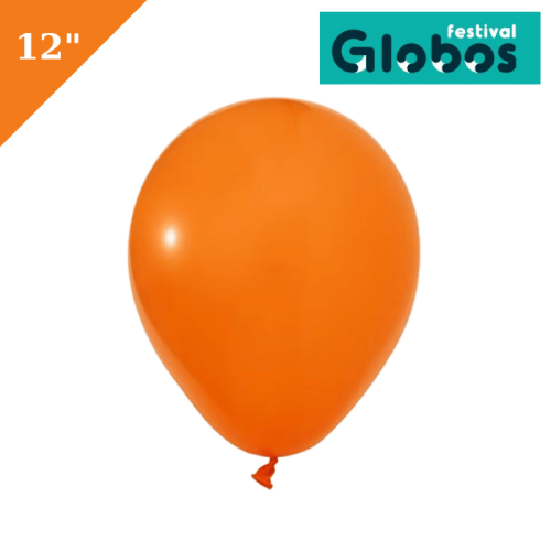 Lateks Pastel Balon 100 Parça Turuncu 12 İnç Globos - 