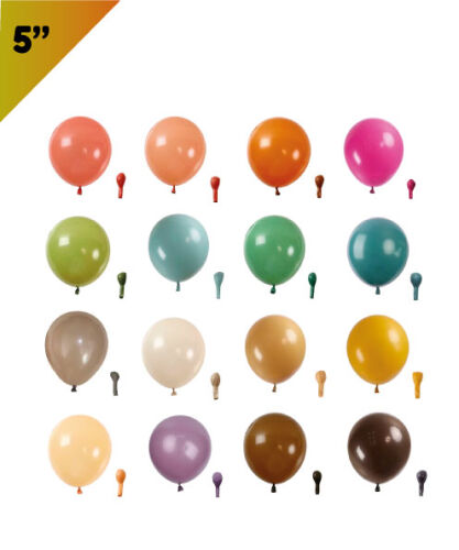 Lateks Retro Balon 12 İnç 100 Parça Kalisan Karışık (MİX) - 