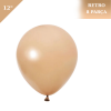 Retro Lateks Balon 12 inç 8 Parça Çöl Kumu ( Desert Sand) - 1
