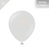 Retro Lateks Balon 12 inç 8 Parça Duman ( Smoke) - 1