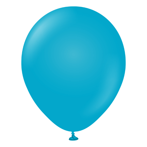 Retro Lateks Balon 12 inç 8 Parça Mavi Cam ( Blue Glass) - 1