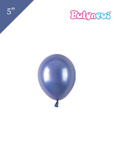 Lateks Rustik Balon İndigo Renk 100 Parça 5 İnç Balonevi - Balonevi