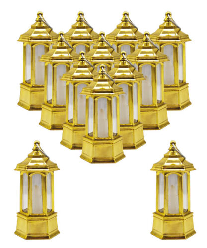 Ledli Fener Altın 10 Cm 24 Parça - 