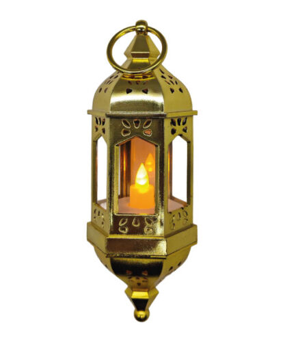 Ledli Fener Asmalı Parlak Model 20 Cm Altın - 3