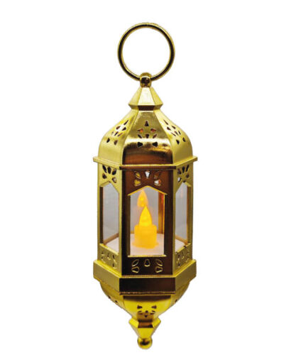 Ledli Fener Asmalı Parlak Model 20 Cm Altın - 2