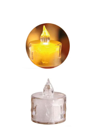 Mum Ledli Tealight Kristal Model 5 Cm - 