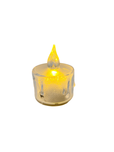 Ledli Tealight Kristal Model 5 Cm - 1