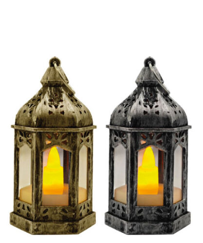 Ledli Fener Eskitme Gümüş-Altın Model 9 Cm 24 Parça - 