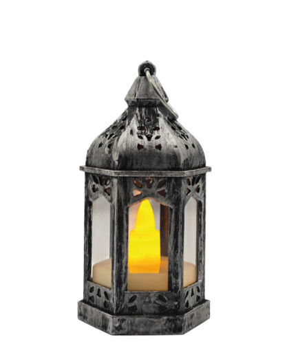 Ledli Fener Eskitme Gümüş Model 9 Cm - 