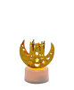 Mum Ledli Tealight Metal Cami Model Altın - 1