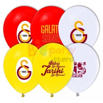 Lisanslı Galatasaray Balon 8 Parça - 1