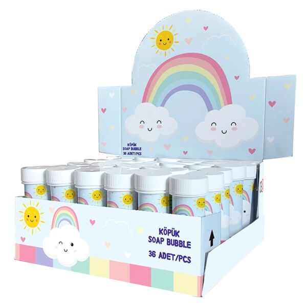 Lisanslı Gökkuşağı Köpük Balon - 