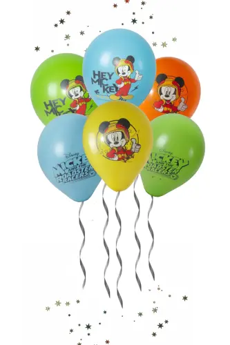 Lisanslı Mickey Lateks Balon 100 Parça - 1