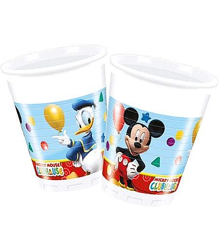 Lisanslı Mickey Temalı Bardak 8li - 