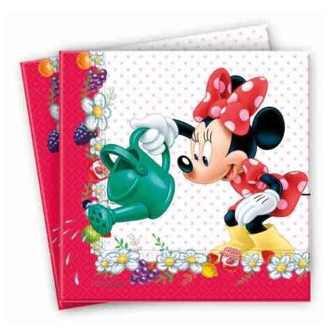 Lisanslı Minnie Mouse Kağıt Peçete Kırmızı 16 Parça - 