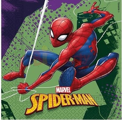 Lisanslı Spiderman Kağıt Peçete - 1