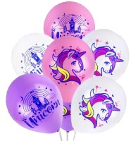 Lisanslı Unicorn Balon 8 Parça - 1