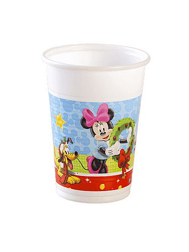 Lisanslı Yılbaşı Minnie Temalı Bardak 8li - 