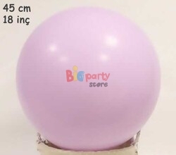 Lateks Balon Makaron Lila 18 inç - 2