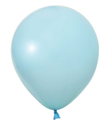 Lateks Balon Makaron Mavi 18 inç - 1
