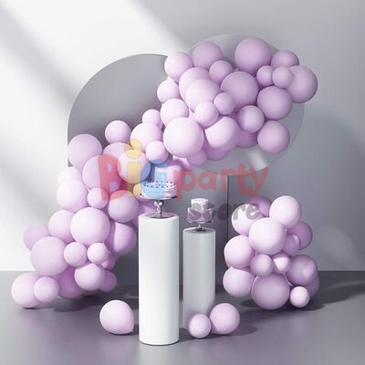 Lateks Pastel Balon Makaron Lila 12 inç 100lü - 1