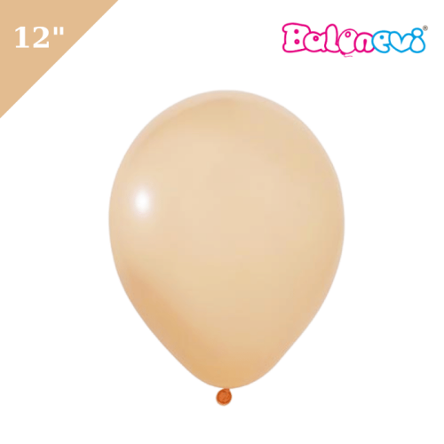 Lateks Makaron Balon 100 Parça Somon 12 İnç Balonevi - 