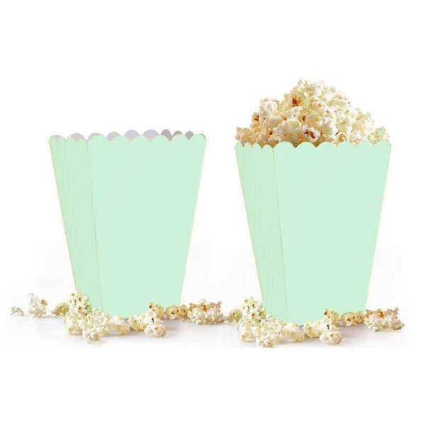 Mısır Kutusu Makaron Renk Yeşil / 8 Parça - 