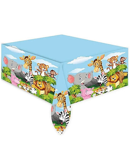 Masa Örtüsü 120 x 180 Cm Safari Temalı - 