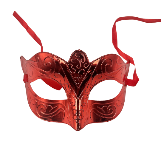 Maske Plastik Kabartmalı Turuncu - 2