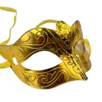 Maske Plastik Kabartmalı Altın - 1