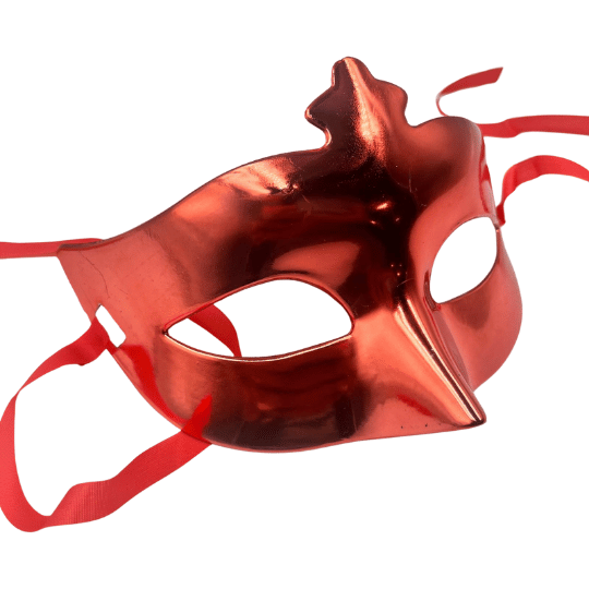 Maske Plastik Parlak Turuncu - 