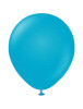 Lateks Retro Balon 12 inç 100 Parça Mavi Cam (Blue Glass) - 1