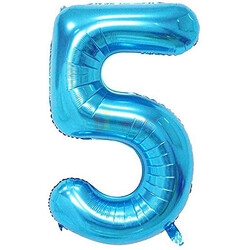 Folyo Balon 100 Cm Mavi Rakam - 6