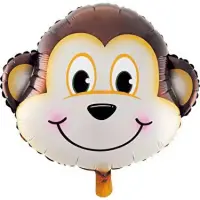Folyo Balon Safari Maymun 50 Cm - 1