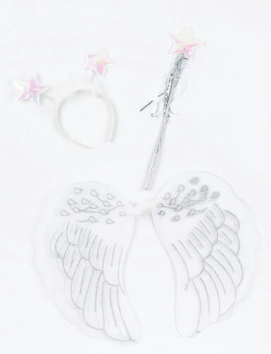 Kanat Set Melek Beyaz Simli - 