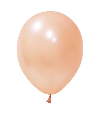 Metalik Lateks Balon 12 İnç 8 Parça Rose Gold - 1