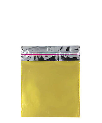 Metalize Hediye Paketi Lamineli 17x25 50 Parça Gold - 