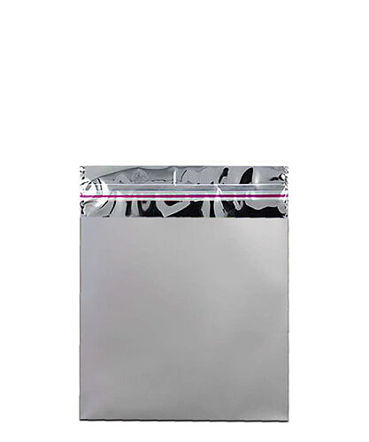 Metalize Hediye Paketi Lamineli 17x25 50 Parça Gümüş - 