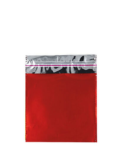 Metalize Hediye Paketi Lamineli 17x25 50 Parça Kırmızı - 